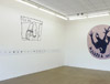 Kristinn G Harðarson, installation view: Skjól (Cover), 2009, Kubbur, Iceland Academy of the Arts, Reykjavík; computer prints on paper and housepaint on wall