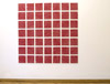 Christiane Schlosser, ermessen, 2007, acrylic / canvas, 7 x 7 squares, each 25 x 25 cm