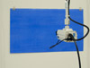 Ívar Valgarðsson, Channels, 2010, watercolour painting, surveilance camera, tv monitor, transmission cable, installation view: Municipal Art Museum, Akureyri, 2010, detail